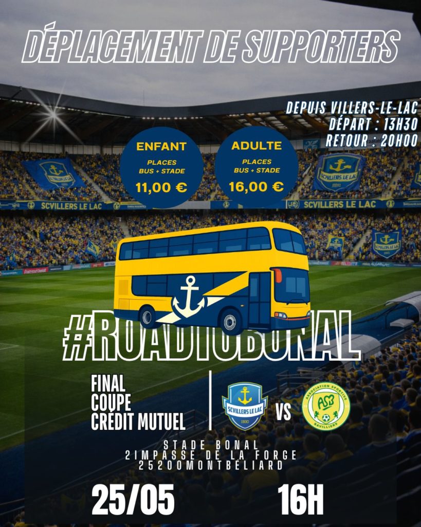 Finale coupe Crédit Mutuel (déplacement à Bonal)